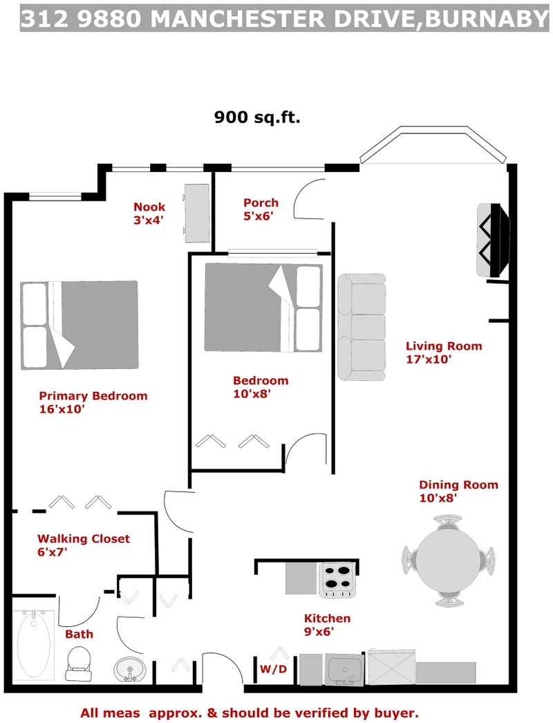 312 - 9880 Manchester Drive