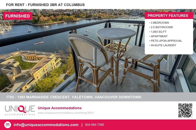 1702 - 1383 Marinaside Crescent