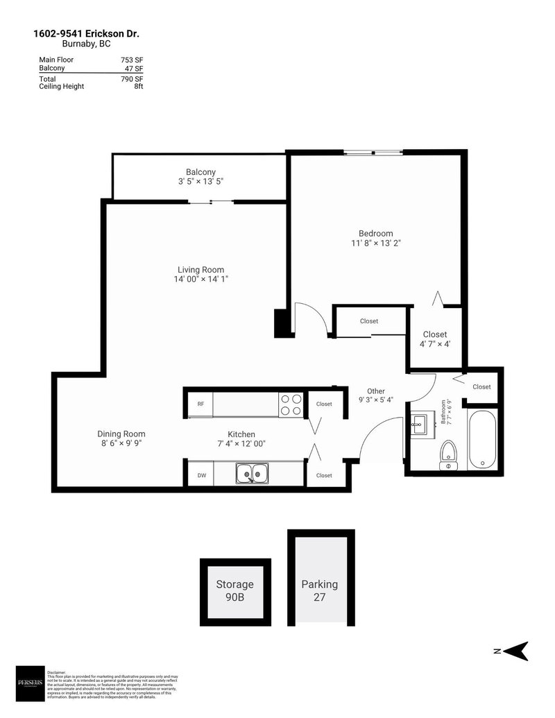 1602 - 9541 Erickson Drive
