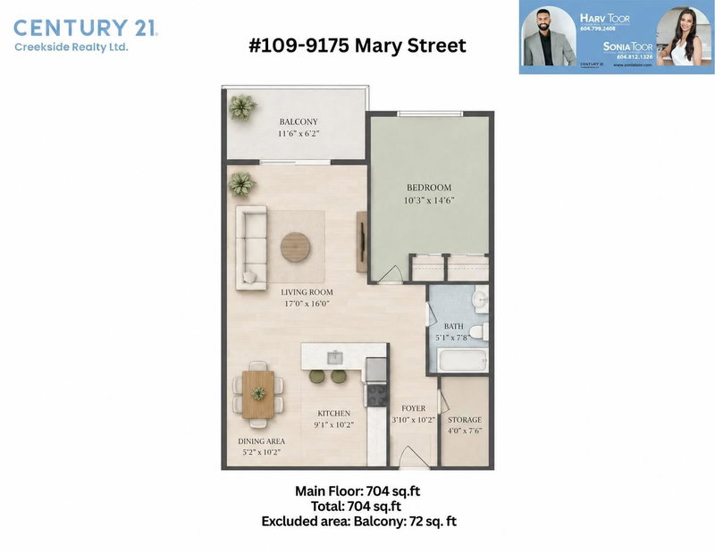109 - 9175 Mary Street