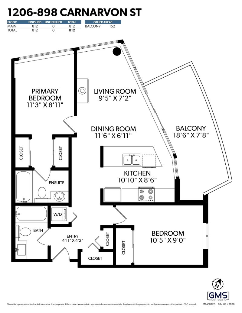 1206 - 898 Carnarvon Street