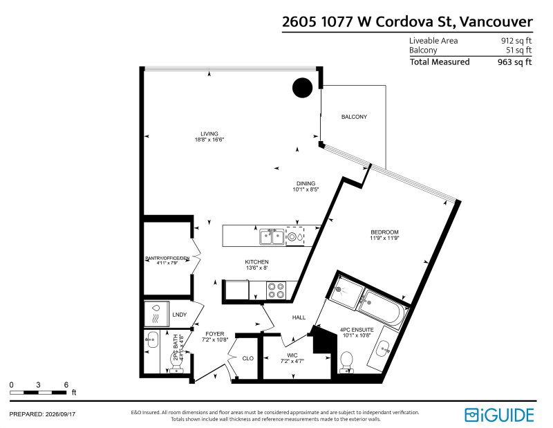 2605 - 1077 Cordova Street W