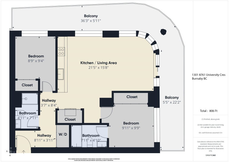 1301 - 8761 University Crescent