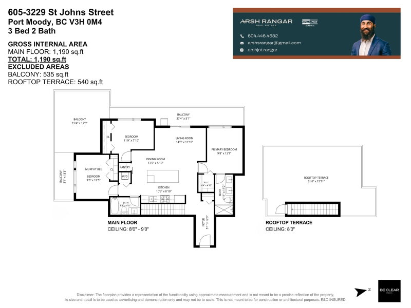 605 - 3229 St Johns Street