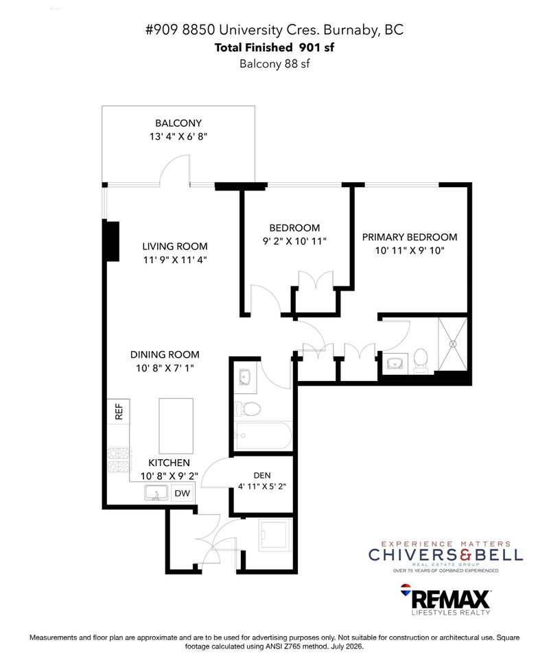 909 - 8850 University Crescent