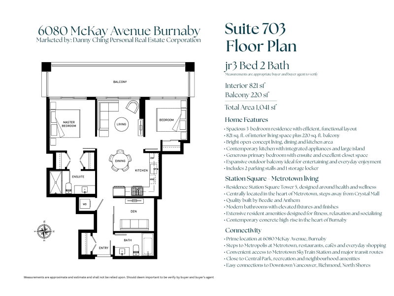 703 - 6080 Mckay Avenue