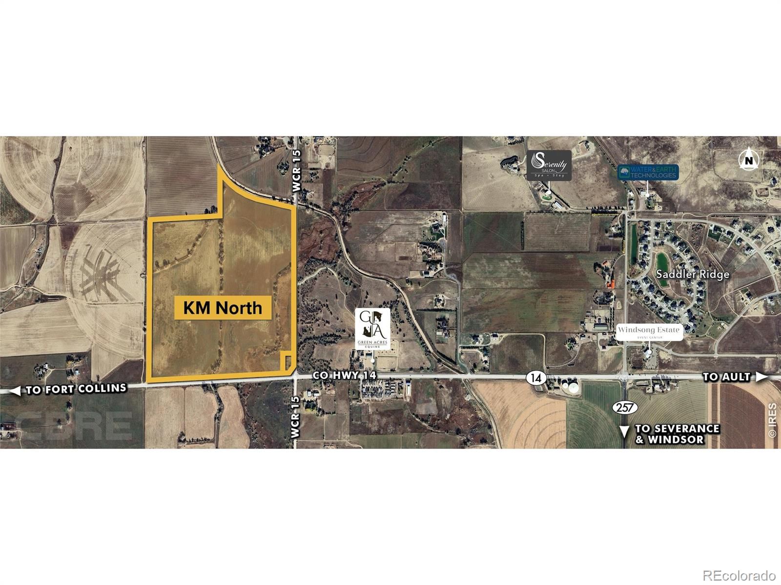 NWC & SWC of Hwy 14 & WCR 15