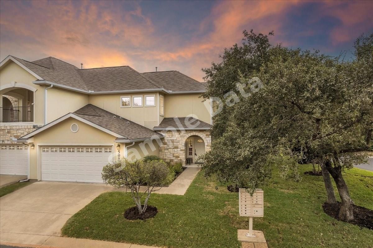 10300 Morado CV #501 — exterior, monsoon light