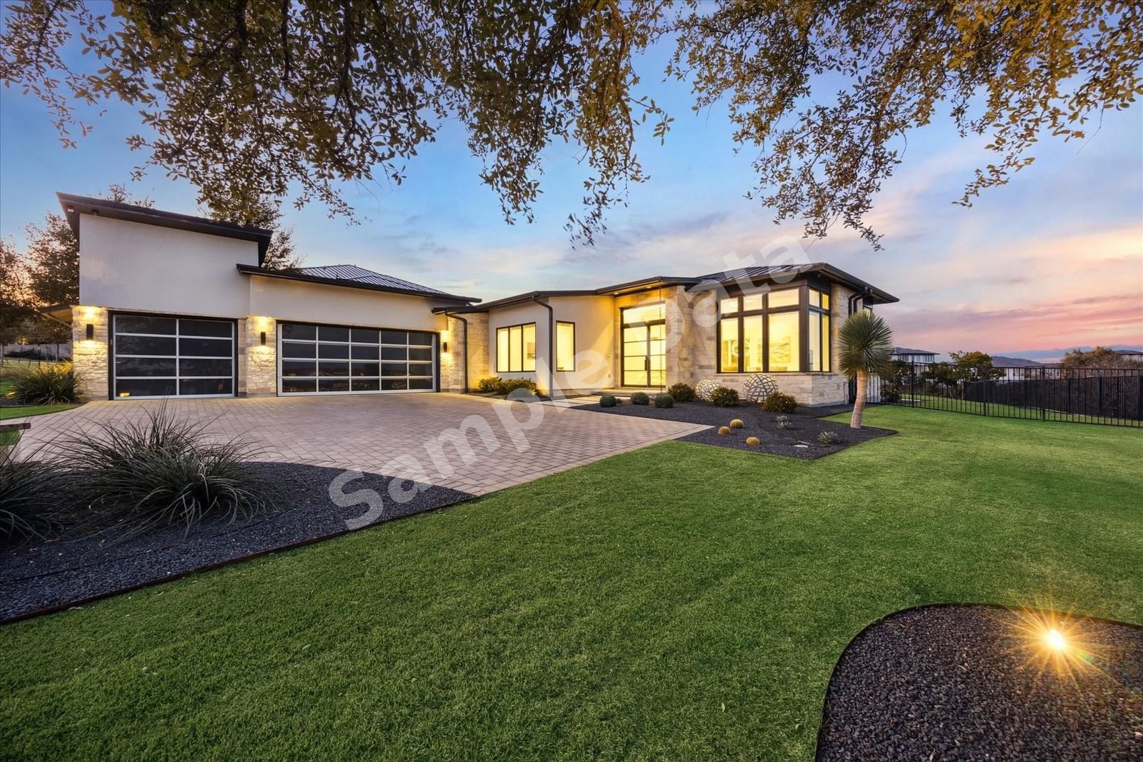 17908 Davenport Divide CT — exterior, monsoon light