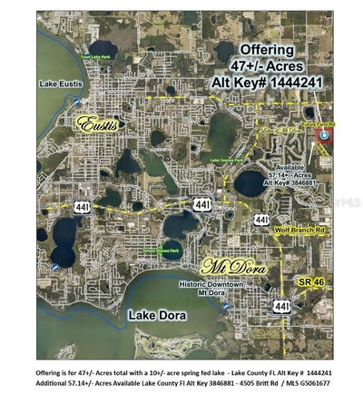 000 BRITT RD & FUTURE FARM Road, Mount Dora, FL, 32757 — photo 2