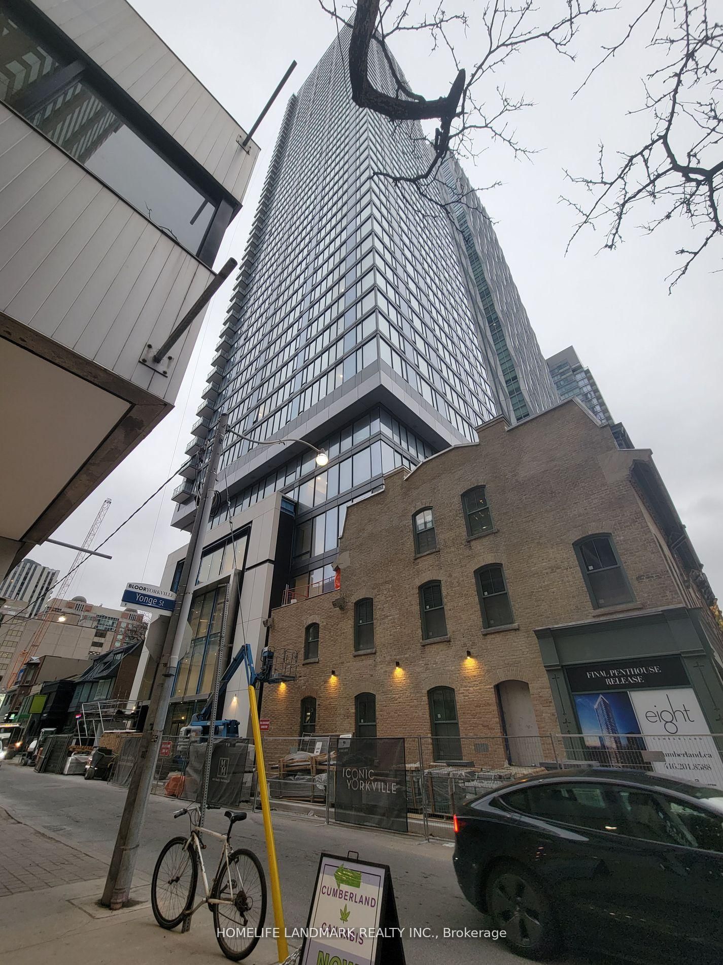 One Year Old One Bed plus Den Suite with Ensuite Bathroom at Toronto's most sought after location at 8 Cumberland in Yorkville By Greatgulf! 1+Den, 1 Bath. South Exposure, Bright & Spacious open-concept suite with panoramic city views and chef-inspired kitchen perfectly paired with modern cabinetry, quartz countertops, and stainless appliances; Steps From Toronto's Exclusive Shops & Culinary Delights. Just Moments From The Don Valley Parkway, The Gardiner Expressway & 401, surrounded by finest shops, restaurants, grocery, etc. Minutes to University of Toronto.