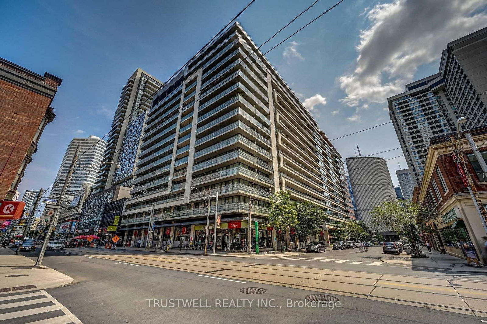 Welcome To One City Hall. Built By Top Renowned Builder Diamante, This Bright And Spacious One Bedroom Suite Offers A Large Open Floorplan. Great Sized Den Can Be Used As A 2nd Bedroom, Home Office Or Dining Room. Spacious Living/dining And Primary Bedroom Both With Access To A Private Balcony. Large Mirrored Closet, Modern Kitchen, Laminate Flooring, Smooth Ceilings And Crown Moulding Throughout. Steps To 2 Subway Lines, Universities, Hospitals, Financial & Entertainment Districts, Eaton Centre, Dundas Square And Longos. Amenities Include: 24 Hr Concierge, Pool, Weight & Cardio Sauna/steam Rooms, Guest Suites, Beautiful Rooftop Patio With Stunning Views Of City.