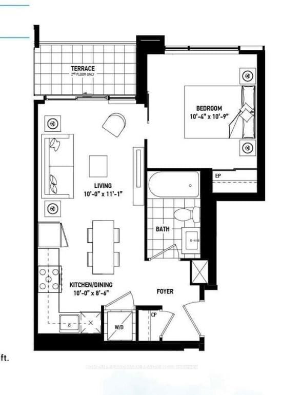 One Bedroom condo in the Sf3 Tower. Stainless appliances, quartz countertop, ensuite laundry. Great view from balcony, carpet in bedroom and laminate flooring through out the rest of the condo. Resort style amenities including outdoor pool, hot tub, Cabanas, Lounger and fire pit. Lobby with 24 hrs Concierge. Fitness area with change room & sauna. **EXTRAS** All appliances for tenant use as well as existing light fixture