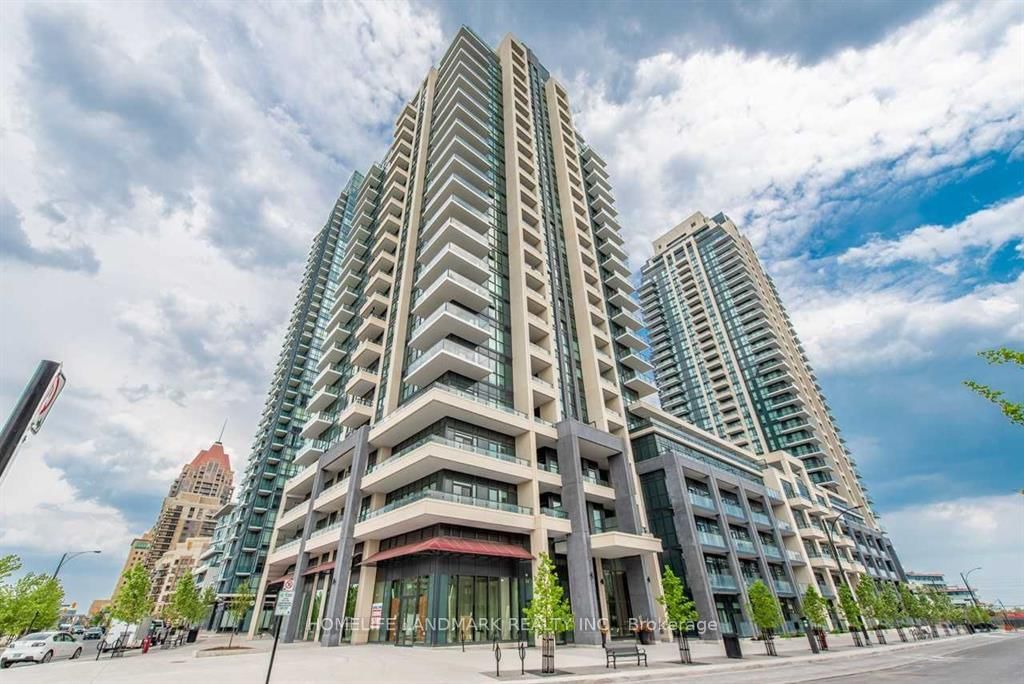 Luxury Condo Unit In The Heart Of Mississauga Square One, 2 Bedroom & 2 Full Bathroom Corner Unit. 9' Ceiling, Floor To Ceiling Windows, Open Concept Layout, Modern Kitchen, Granite Countertops, S/S Appliances, Large L-Shaped Balcony. Walking Distance To Everything! **EXTRAS** Stainless Steel(Fridge, Stove, Built-In Dishwasher & Microwave), Washer, Dryer, All Electrical Light Fixtures, All Window Coverings, One Parking And One Locker.